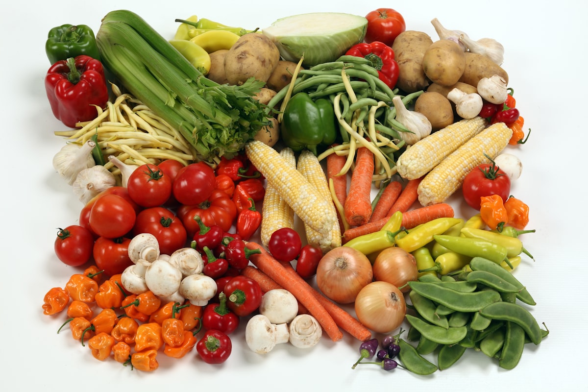 Grains et légumes rôtis